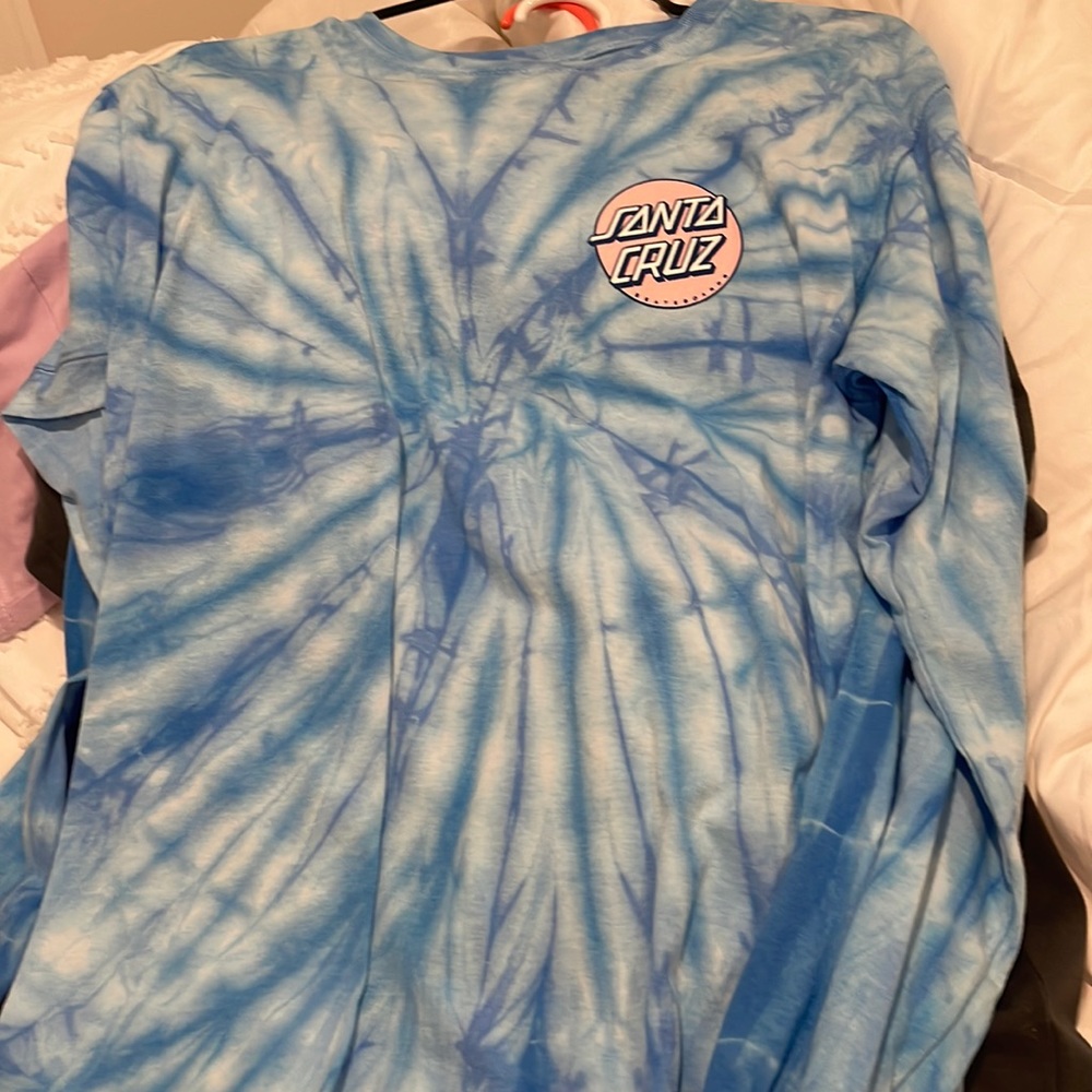 santa cruz tie die long sleeve